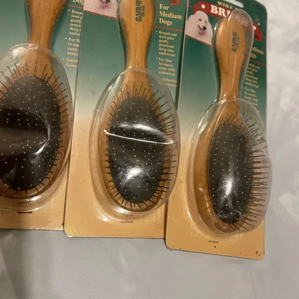 Safari Dog Brush Set of 5 New in Pack